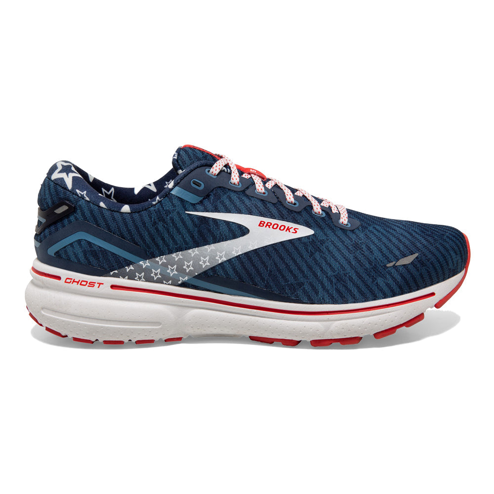 Men's Brooks Ghost 15, Titan/White/Peacoat, 11 D Medium
