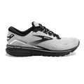 Men's Brooks Ghost 15, White/Black, 7.5 D Medium