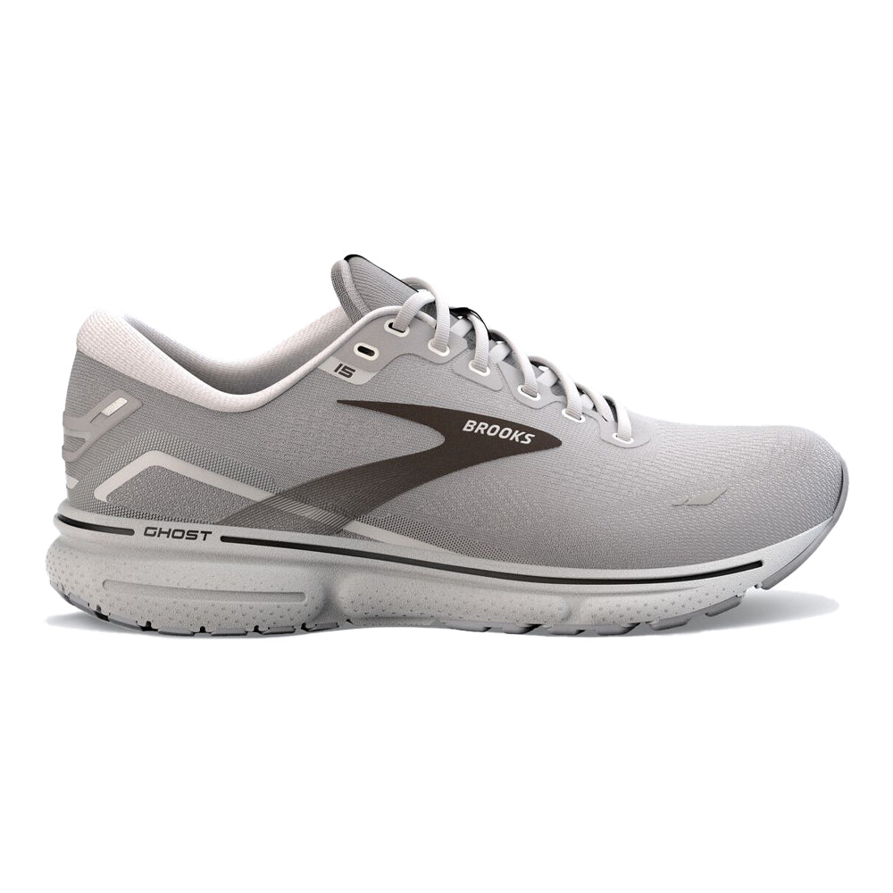 Men's Brooks Ghost 15, Alloy/Oyster/Black, 13 B Narrow