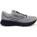Men's Brooks Glycerin 19, Grey/Alloy/Peacoat, 8 D Medium