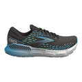 Men's Brooks Glycerin GTS 20, Black/Hawaiian Ocean/Green, 8 D Medium