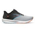 Men's Brooks Launch 10, Black/Grey/Orange Clown Fish, 9 2E Wide