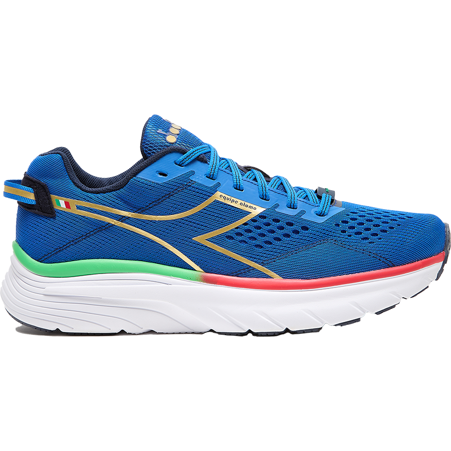 Men's Diadora Equipe Atomo, Royal Blue/Gold, 11 D Medium