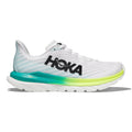 Men's Hoka One One Mach 5, White/Blue Glass, 13 D Medium