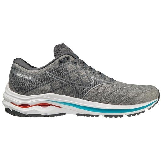 Men's Mizuno Wave Inspire 18, Ultimate Grey/Silver, 12.5 D Medium