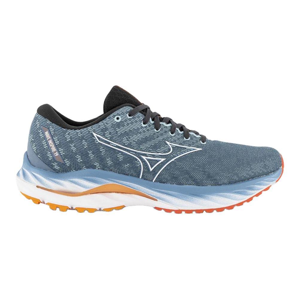 Men's Mizuno Wave Inspire 19, Provincial Blue/White, 9.5 D Medium