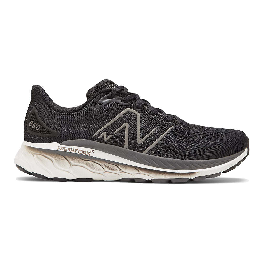 Men's New Balance Fresh Foam X 860v13, Black, 9.5 2E Wide