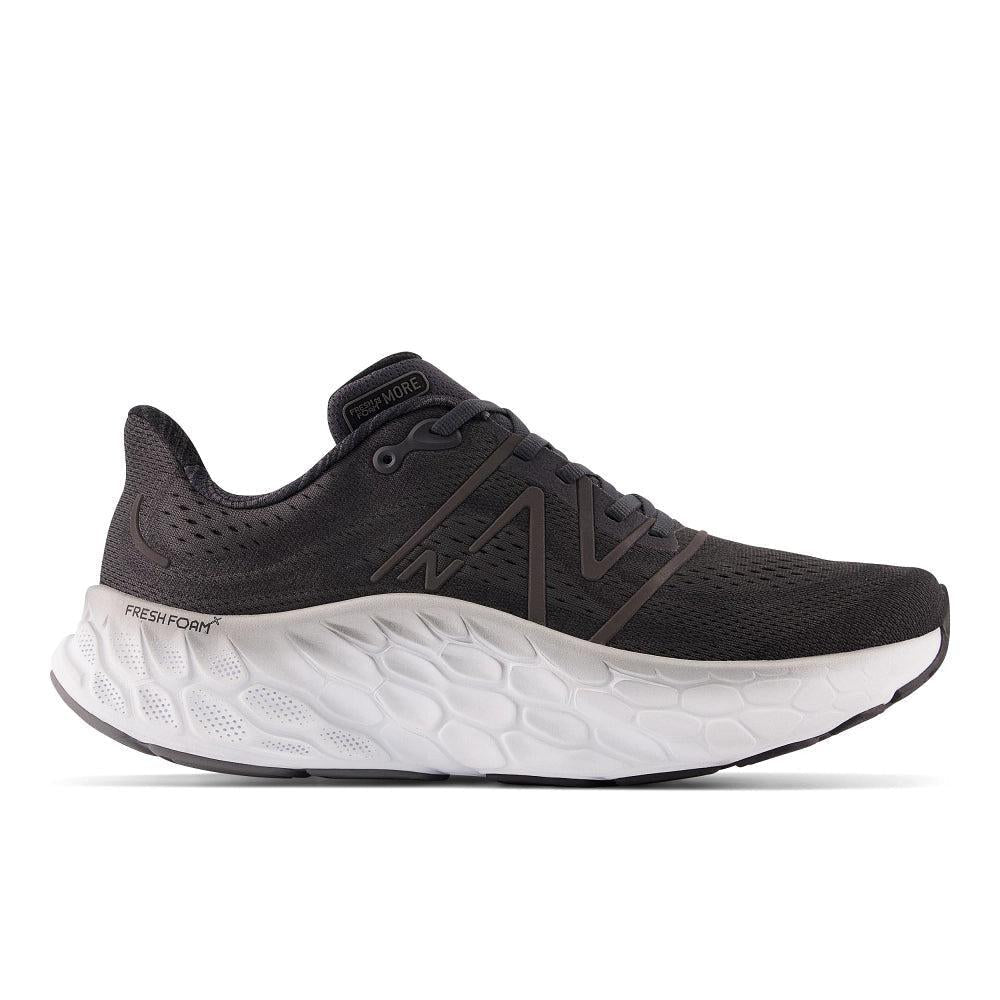 Men's New Balance Fresh Foam X More v4, Black, 9 4E Extra Wide
