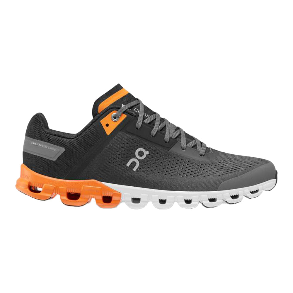 Men's On Cloudflow, Black / Turmeric, 9 D Medium