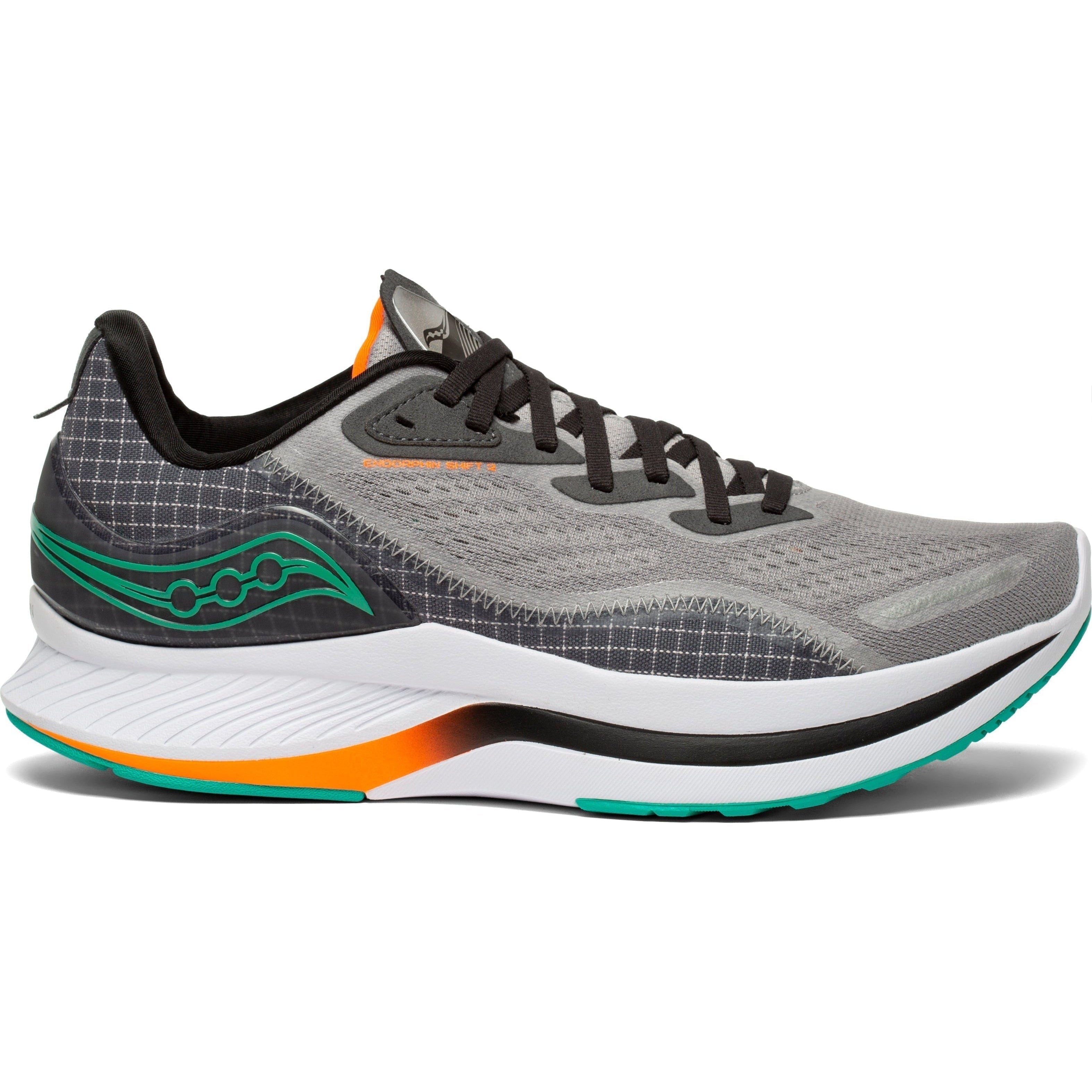 Men's Saucony Endorphin Shift 2, Alloy/Jade, 9.5 D Medium