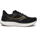 Men's Saucony Hurricane 23, Black/Vizigold, 10 D Medium