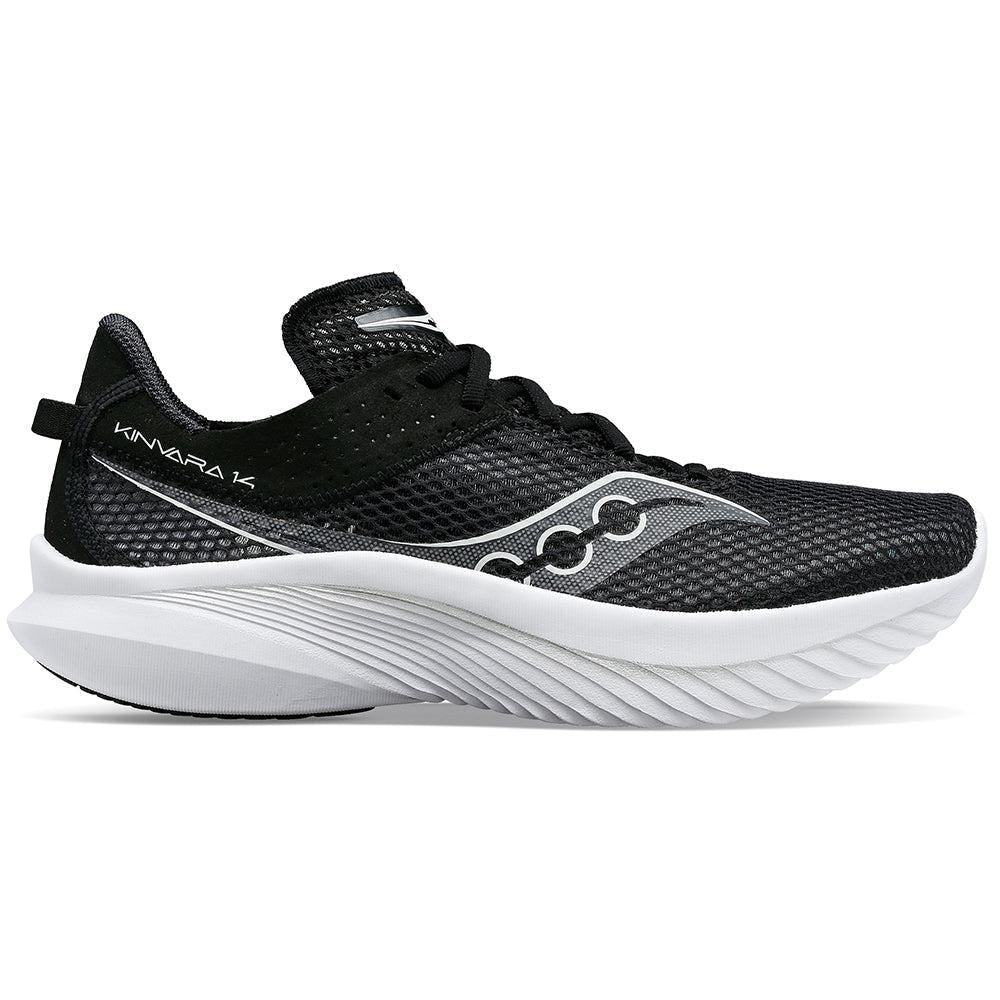 Men's Saucony Kinvara 14, Black/White, 8.5 D Medium
