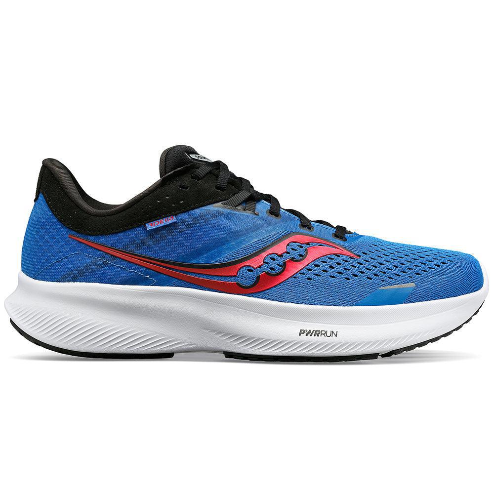 Men's Saucony Ride 16, Hydro/Black, 12 D Medium