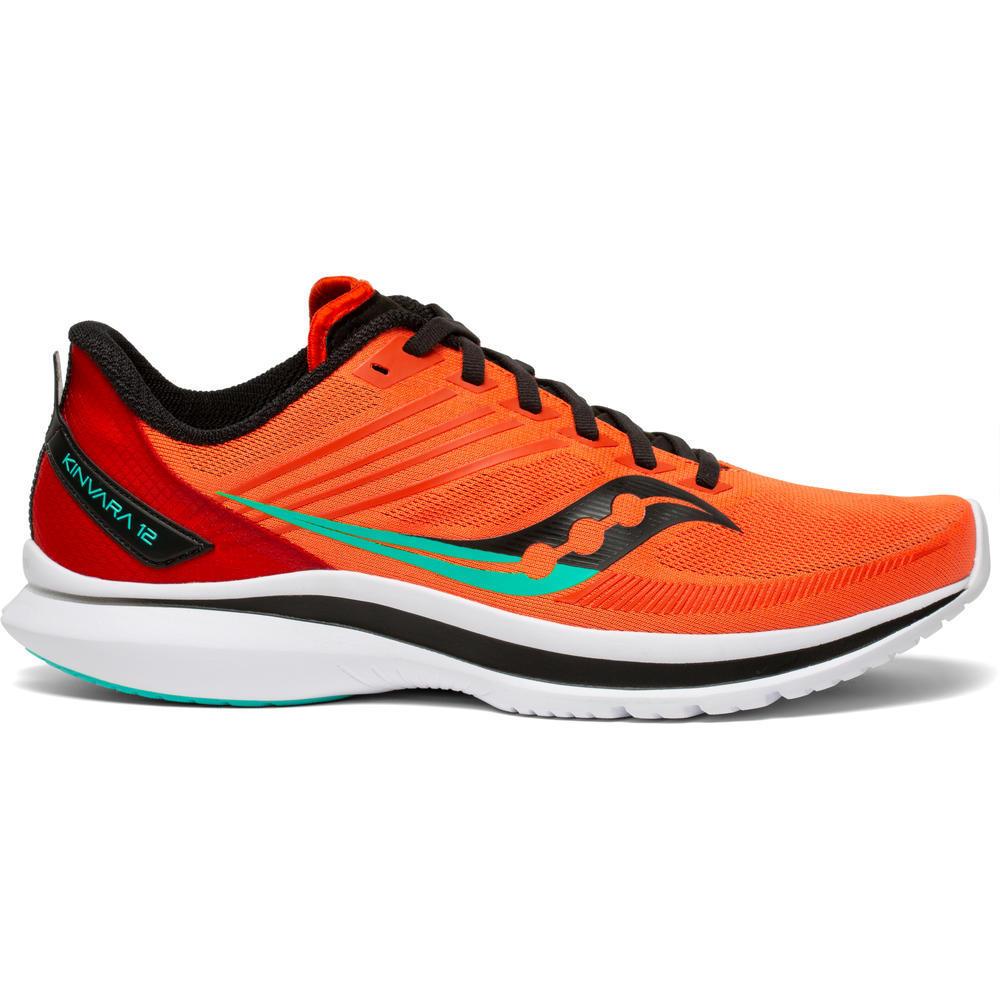 Men's Saucony Kinvara 12, Vizi/Scarlet, 10.5 D Medium