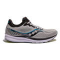 Men's Saucony Ride 14, Fog/Black/Storm, 10.5 D Medium