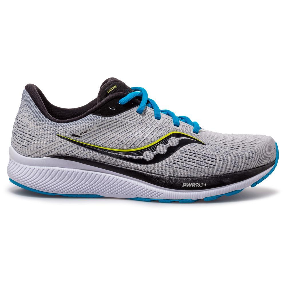 Men's Saucony Guide 14, Alloy/Cobalt, 11.5 2E Wide