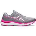 Women's Asics Gel-Cumulus 24, Sheet Rock/Pink Glo, 8 B Medium