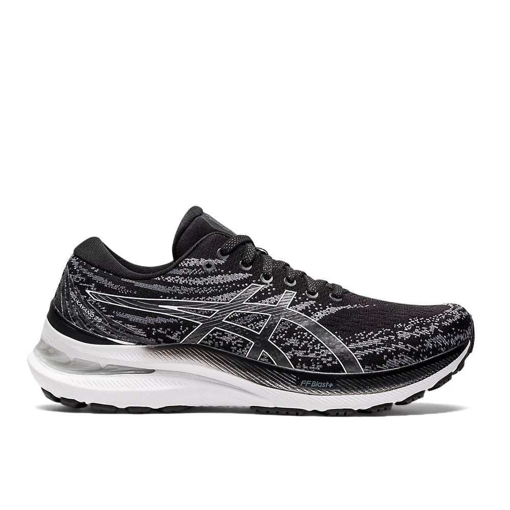 Women's Asics Gel-Kayano 29, Black/White, 8.5 2A Narrow
