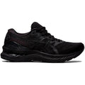 Women's Asics Gel-Nimbus 23, Black/Black, 10 D Wide