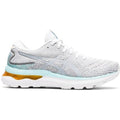 Women's Asics Gel-Nimbus 24, White/Pure Silver, 7.5 B Medium