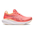 Women's Asics Gel-Nimbus 25, PAPAYA/DUSTY PURPLE, 8.5 B Medium