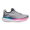 Women's Asics Gel-Nimbus 25, Sheet Rock/White, 10.5 D Wide