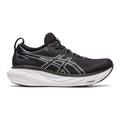 Women's Asics Gel-Nimbus 25, Black/Pure Silver, 8.5 B Medium