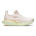Women's Asics Gel-Nimbus 25, CREAM/FAWN, 9 B Medium