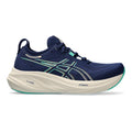Women's Asics GEL-Nimbus 26, Blue Expanse/Aurora Green, 9 B Medium
