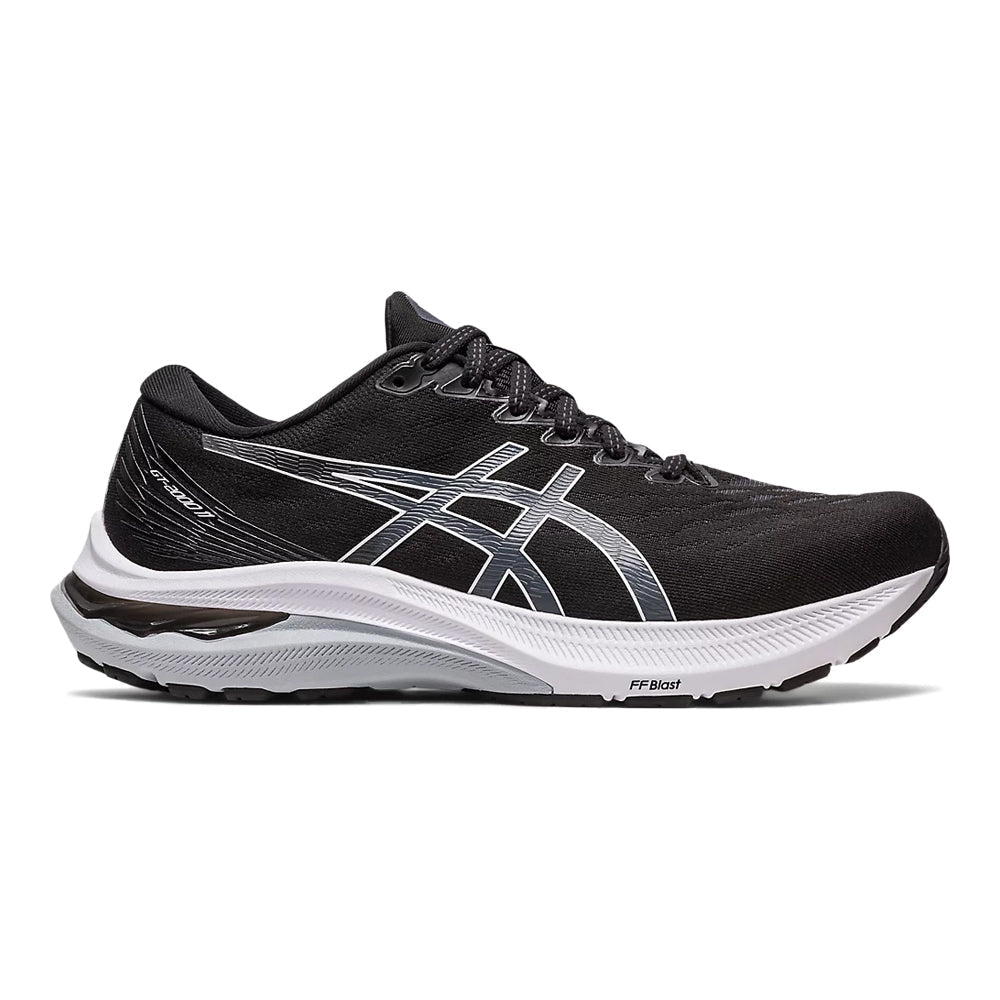Women's Asics GT-2000 11, Black/White, 8.5 B Medium