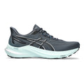Women's Asics GT-2000 12, Tarmac/Pure Silver, 7.5 D Wide