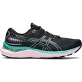 Women's Asics GEL-Cumulus 24, Black/Sage, 11 B Medium
