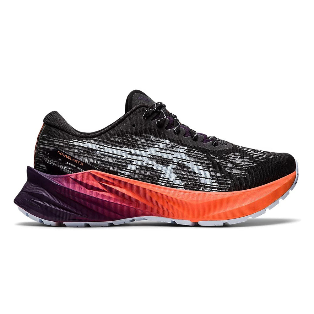 Women's Asics Novablast 3 TR, Nature Bathing/Night Shade, 6 B Medium