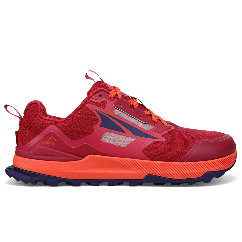 Women's Altra Lone Peak 7, Dark Red, 9.5 B Medium