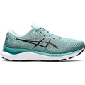 Women's Asics Gel-Cumulus 24, Oasis Green/Black, 8 B Medium