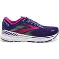 Women's Brooks Adrenaline GTS 22, Navy/Yucca/Pink, 10 B Medium