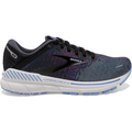 Women's Brooks Adrenaline GTS 22, Lavender/Black/Grey, 8 B Medium