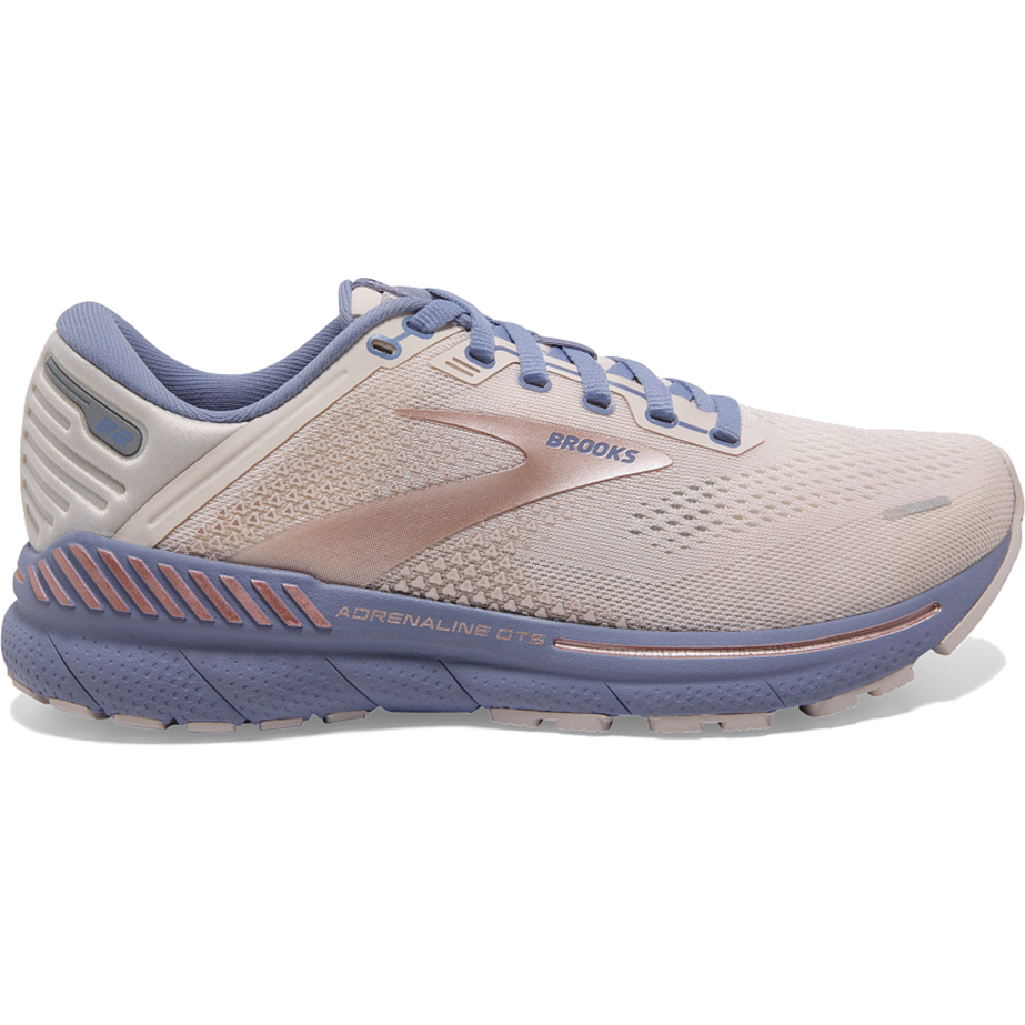 Women's Brooks Adrenaline GTS 22, Lilac/Tempest/Pink, 8 B Medium