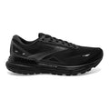 Women's Brooks Adrenaline GTS 23, Black/Black/Ebony, 8 B Medium