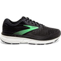 Women's Brooks Dyad 11, Black/Ebony/Green, 9 B Medium