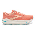 Women's Brooks Ghost Max, Papaya/Apricot/Blue, 7 B Medium