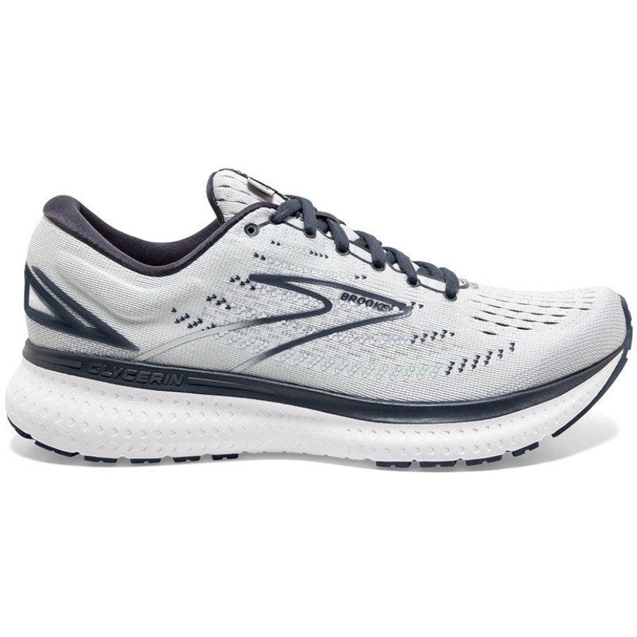 Women's Brooks Glycerin 19, Grey/Ombre/White, 9.5 B Medium