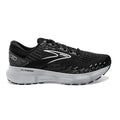 Women's Brooks Glycerin 20, Black/White/Alloy, 12 D Wide