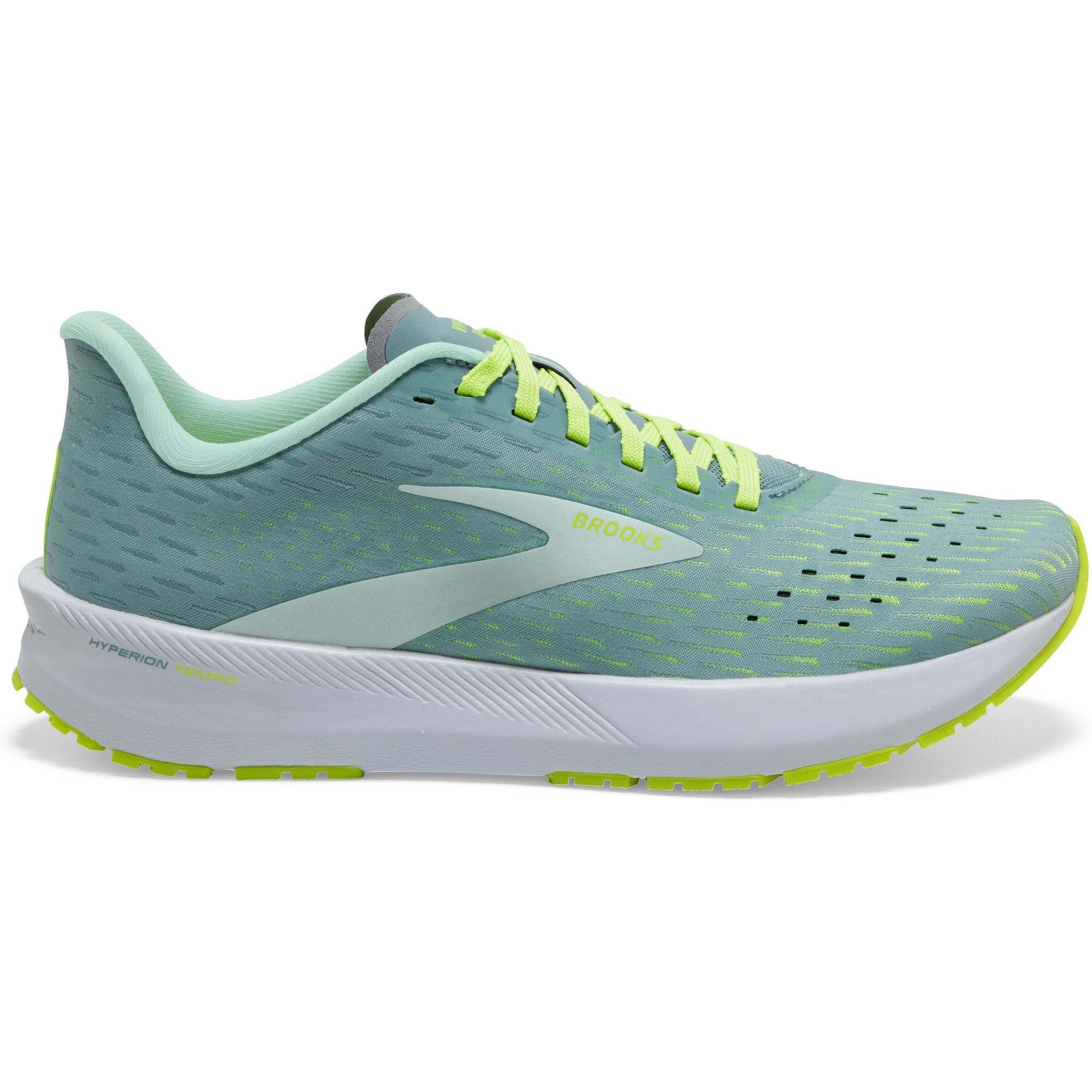Women's Brooks Hyperion Tempo, Blue/Aqua/Nightlife, 9 B Medium