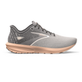 Women's Brooks Launch 10, Grey/Crystal Grey/Pale Peach, 7 B Medium