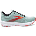 Women's Brooks Launch 9, Blue Surf/Black/Cherry Tomato, 11 B Medium