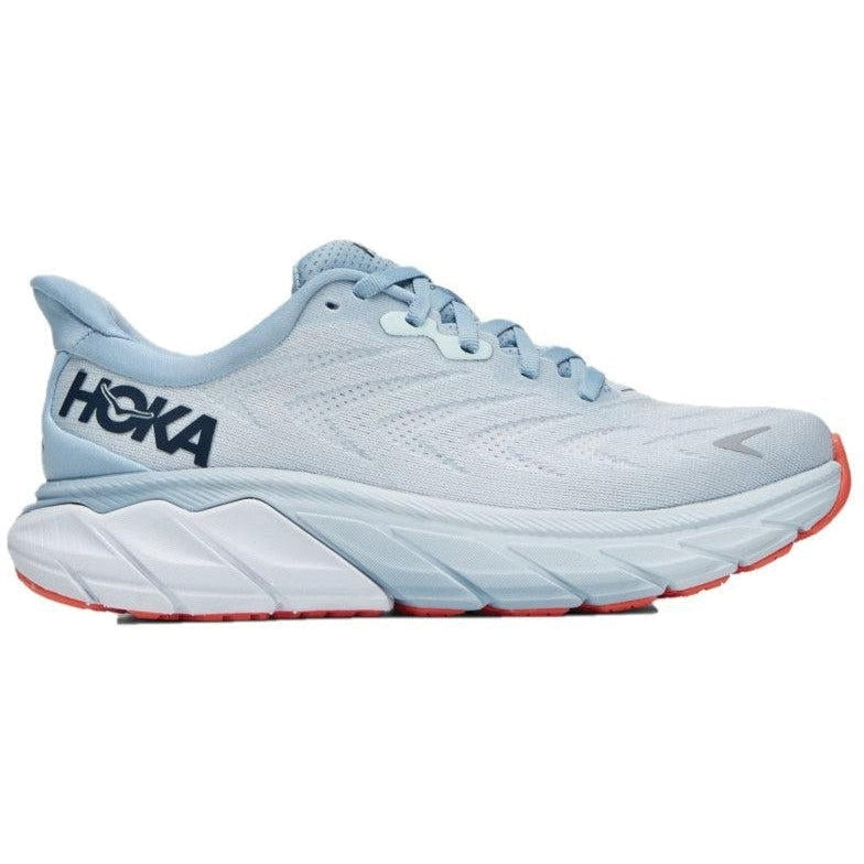 Women's Hoka One One Arahi 6, Plein Air/Blue Fog, 8 D Wide
