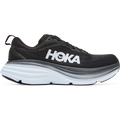 Women's Hoka One One Bondi 8, Black/White, 7.5 B Medium