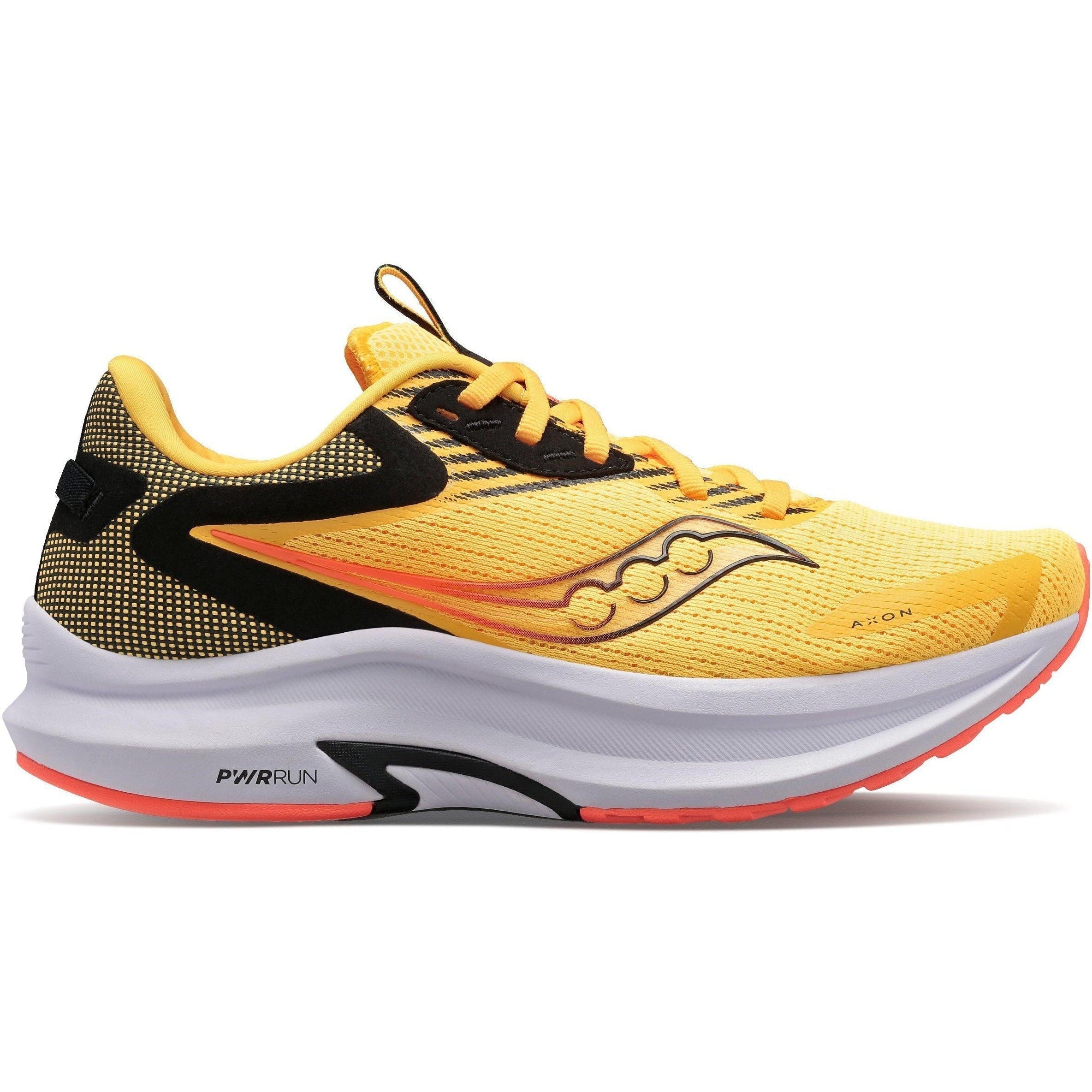 Women's Saucony Axon 2, VIZIGOLD/VIZIRED, 9 B Medium