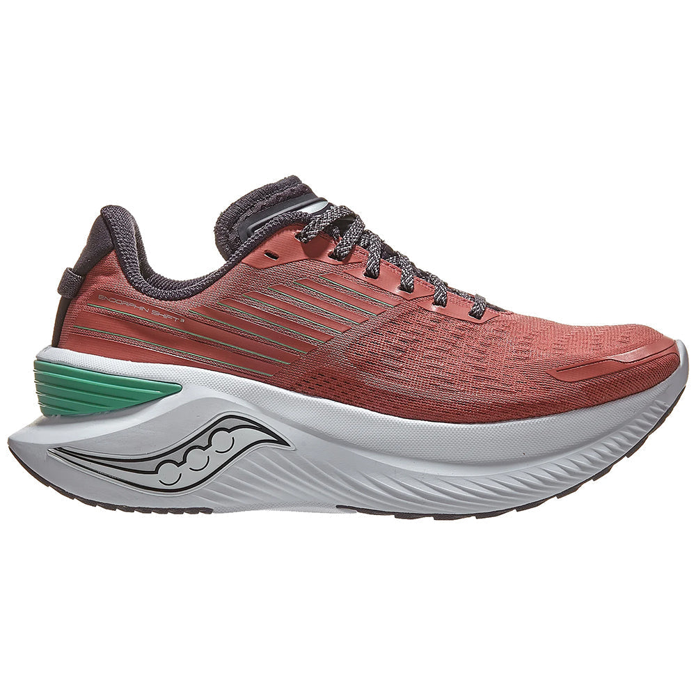 Women's Saucony Endorphin Shift 3, Soot/Basalt, 7 B Medium